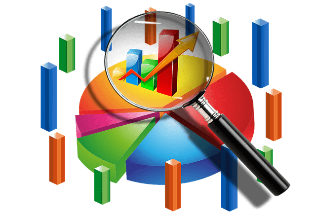  Pie chart shares in